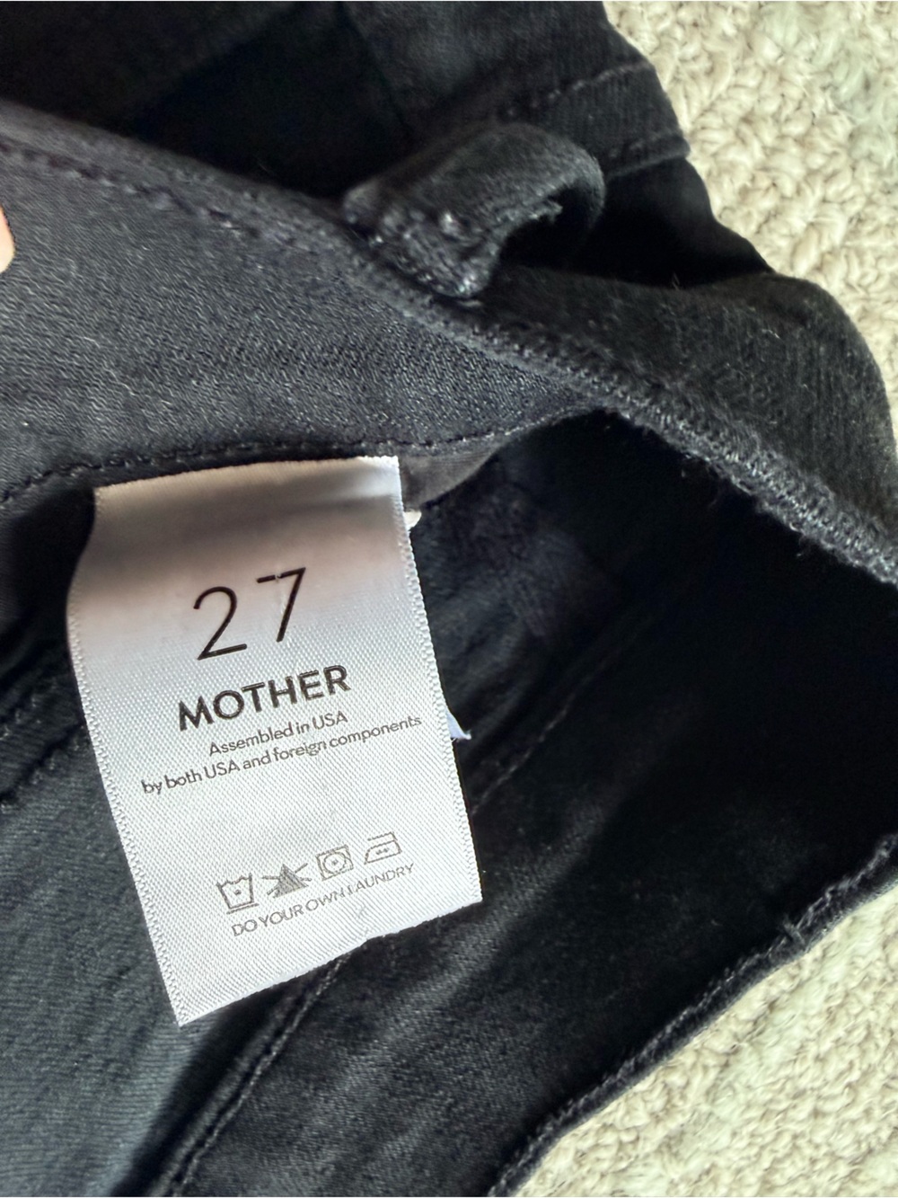 Mother Women's Petite Lil Hustler Ankle Fray Jeans - Picture 2 of 3